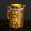Windlicht aus Glas mit Kordel, 2er-Set 