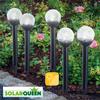 Lampes solaires LED Boule lot de 5