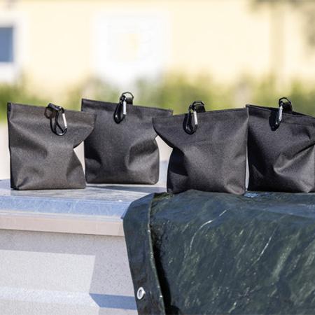 Sacs de sable pour housses de protection , set de 4