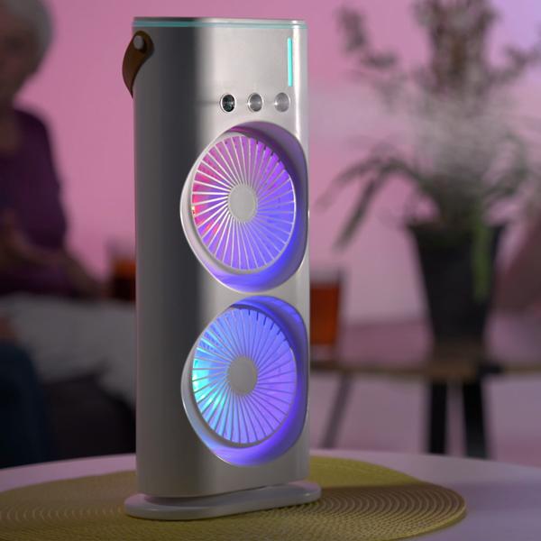 Livington AquaBreeze Ventilateur à double brumisation
