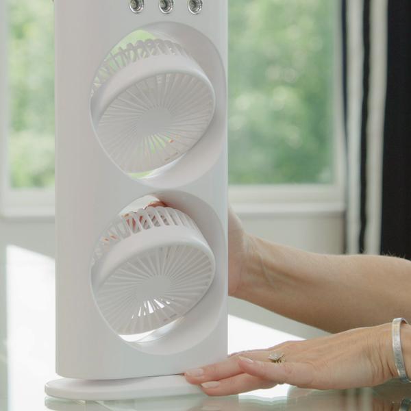 Livington AquaBreeze Ventilateur à double brumisation