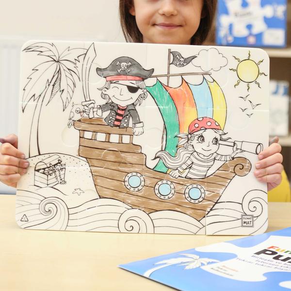 Puzzle à peindre Pirates