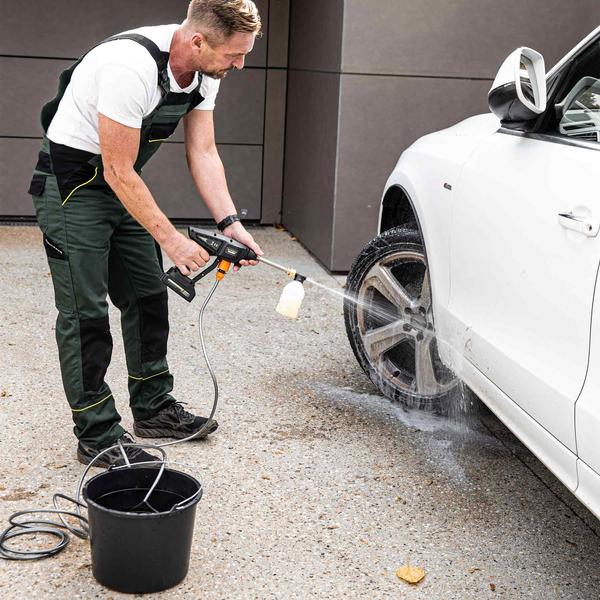 Hammersmith HydroBlast Akku Druckreiniger inkl. Zubehör GRATIS