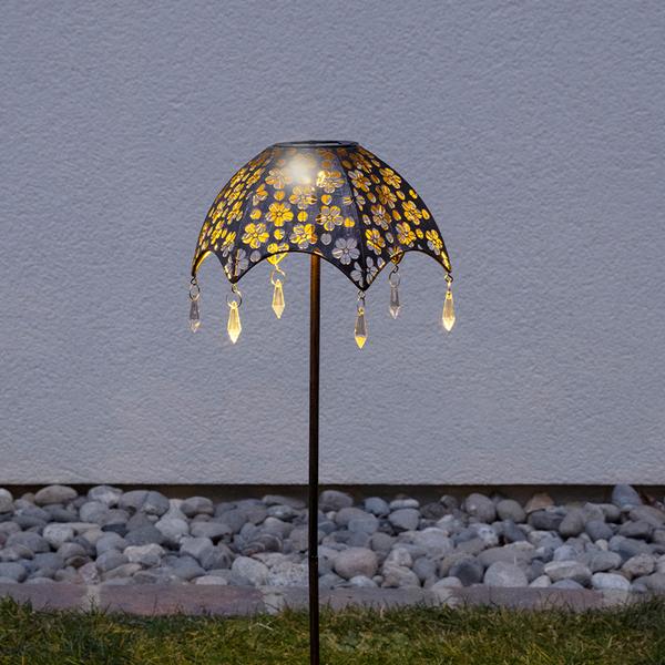 Lampe solaire de jardin Parapluie