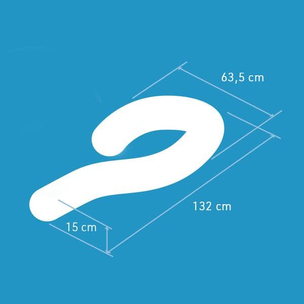 Dreamolino SwanPillow ergonomisches Seitenschläferkissen 1+1 GRATIS
