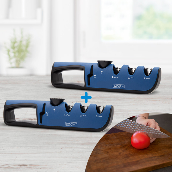 Aiguiseur de couteaux Livington BladeStar 1+1