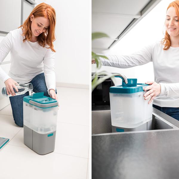 Livington Everclean Mop mit elektrischer Frischwasserpumpe