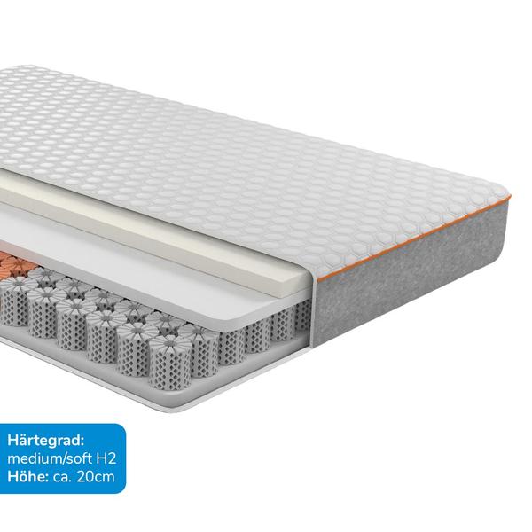 OCTAsleep Smart Deluxe Matratze + Smart Kissen 80x200cm