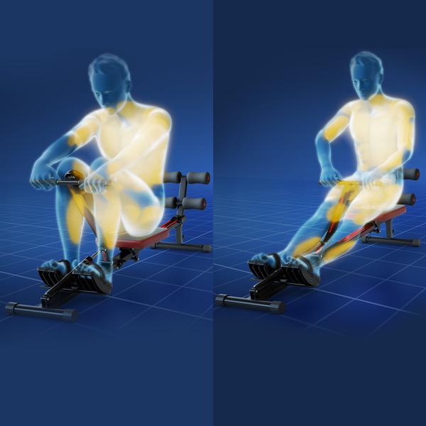 Kendox RowShaper Expert Fitness-Rudergerät inkl. Zubehör GRATIS