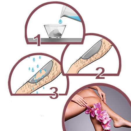 Poudre de douche dépilatoire femmes